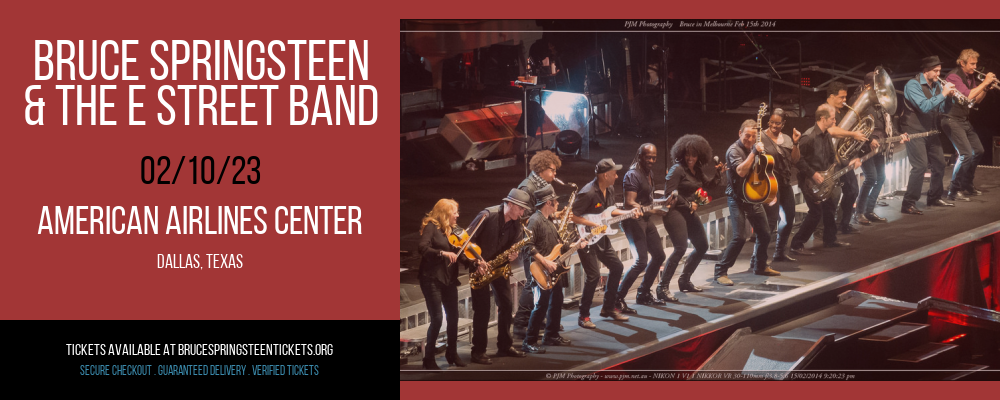 Bruce Springsteen & The E Street Band at Bruce Springsteen Tickets