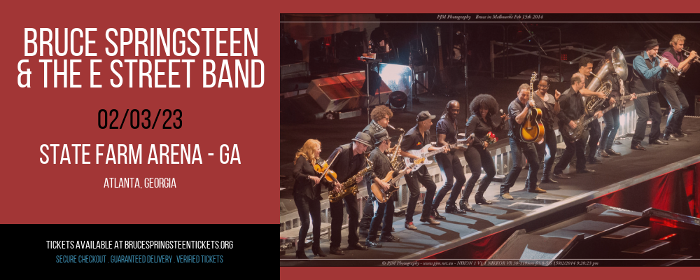 Bruce Springsteen & The E Street Band at Bruce Springsteen Tickets