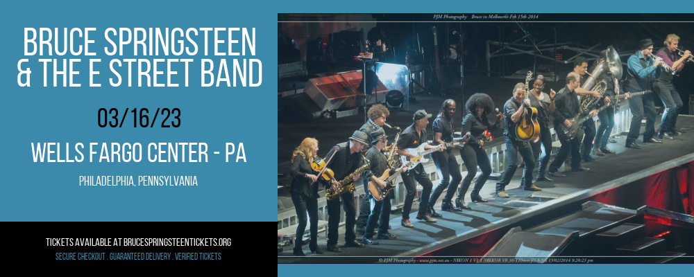 Bruce Springsteen & The E Street Band at Bruce Springsteen Tickets tickets Bruce Springsteen & The E Street Band at Bruce Springsteen Tickets