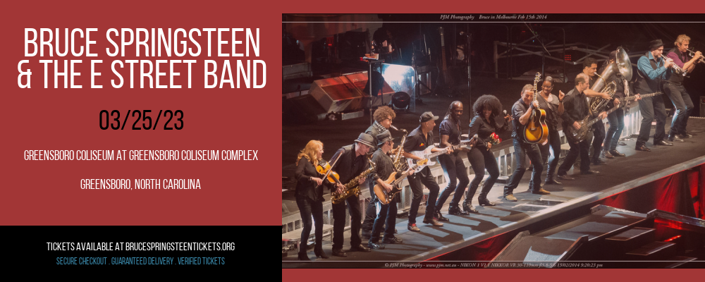 Bruce Springsteen & The E Street Band at Bruce Springsteen Tickets tickets Bruce Springsteen & The E Street Band at Bruce Springsteen Tickets