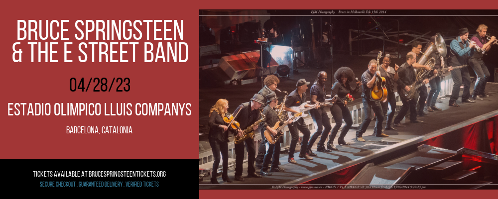 Bruce Springsteen & The E Street Band at Bruce Springsteen Tickets