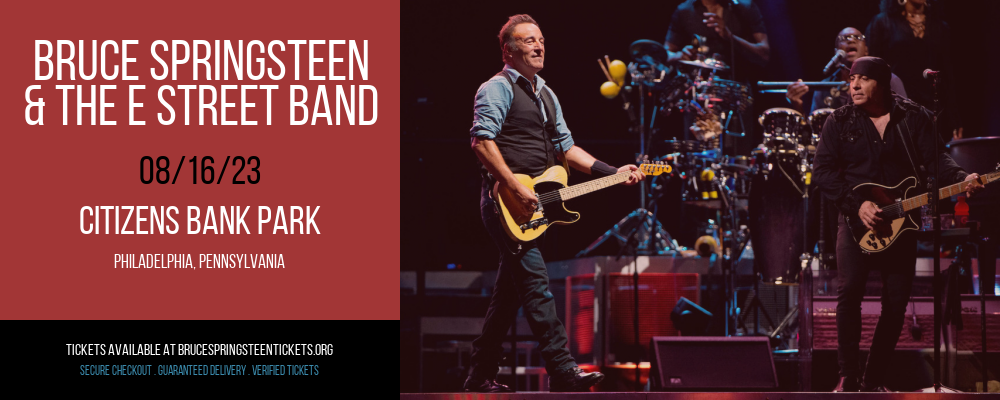 Bruce Springsteen & The E Street Band at Bruce Springsteen Tickets tickets Bruce Springsteen & The E Street Band at Bruce Springsteen Tickets
